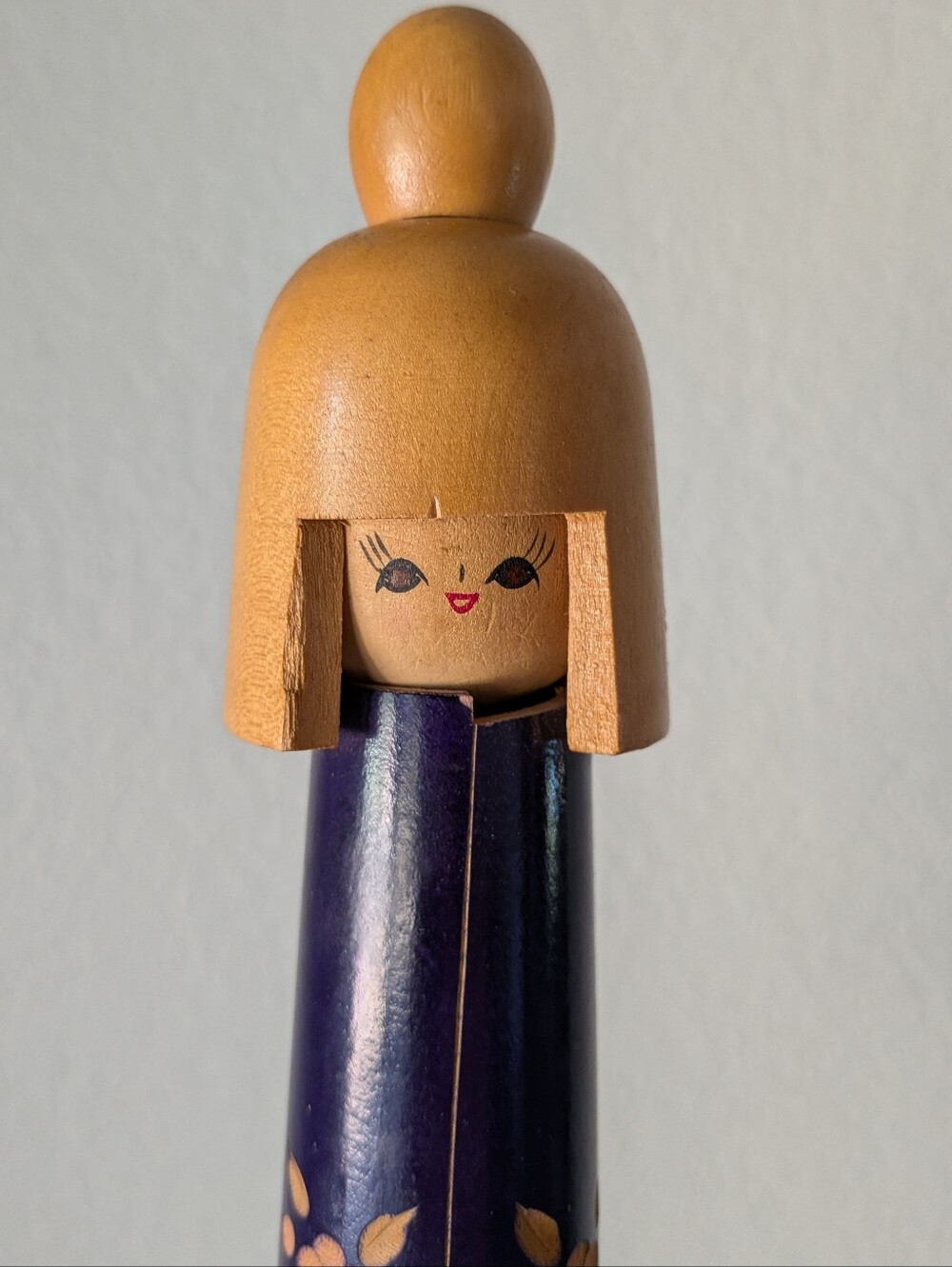 Vintage Japanese Creative Sosaku Kokeshi Doll by Sato Suigai 7.25" - Picture 2 of 12